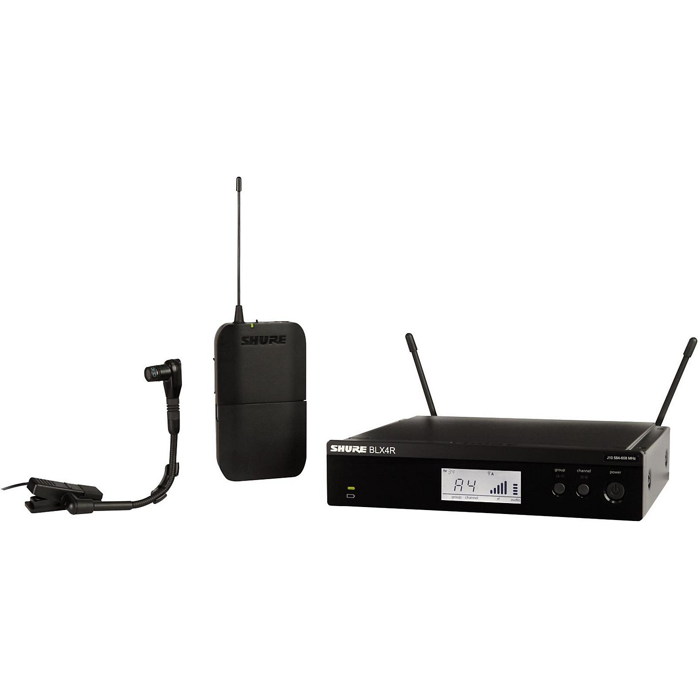 Shure BLX14R/B98 Wireless Horn System with Rackmountable Receiver and WB98H/C thumbnail