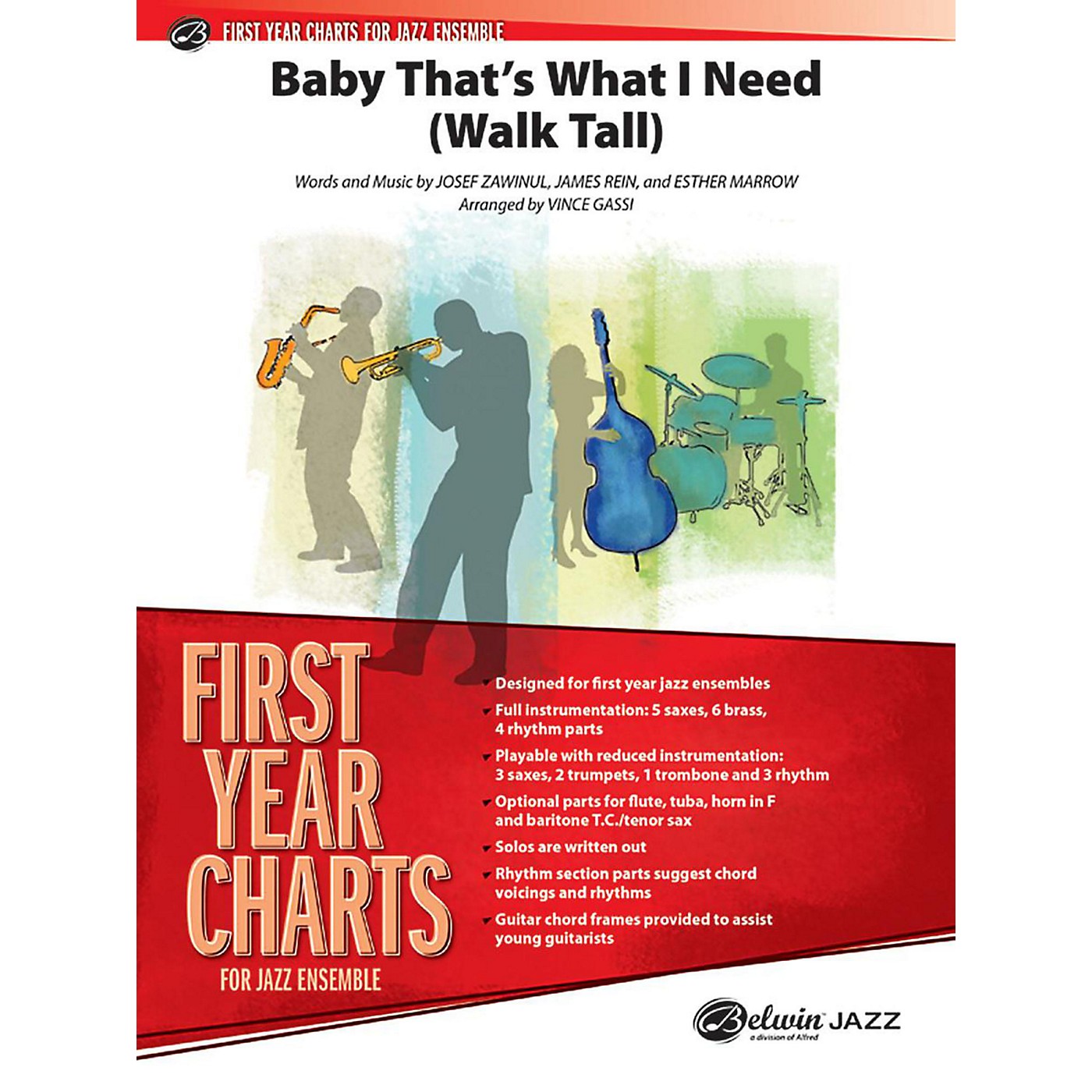Alfred Baby That's What I Need (Walk Tall) Jazz Band - Grade 1 Set thumbnail