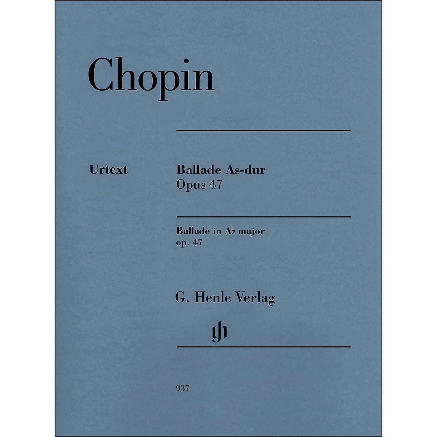 G. Henle Verlag Ballade In A-Flat Major Op. 47 Piano Solo By Chopin / Mullemann thumbnail