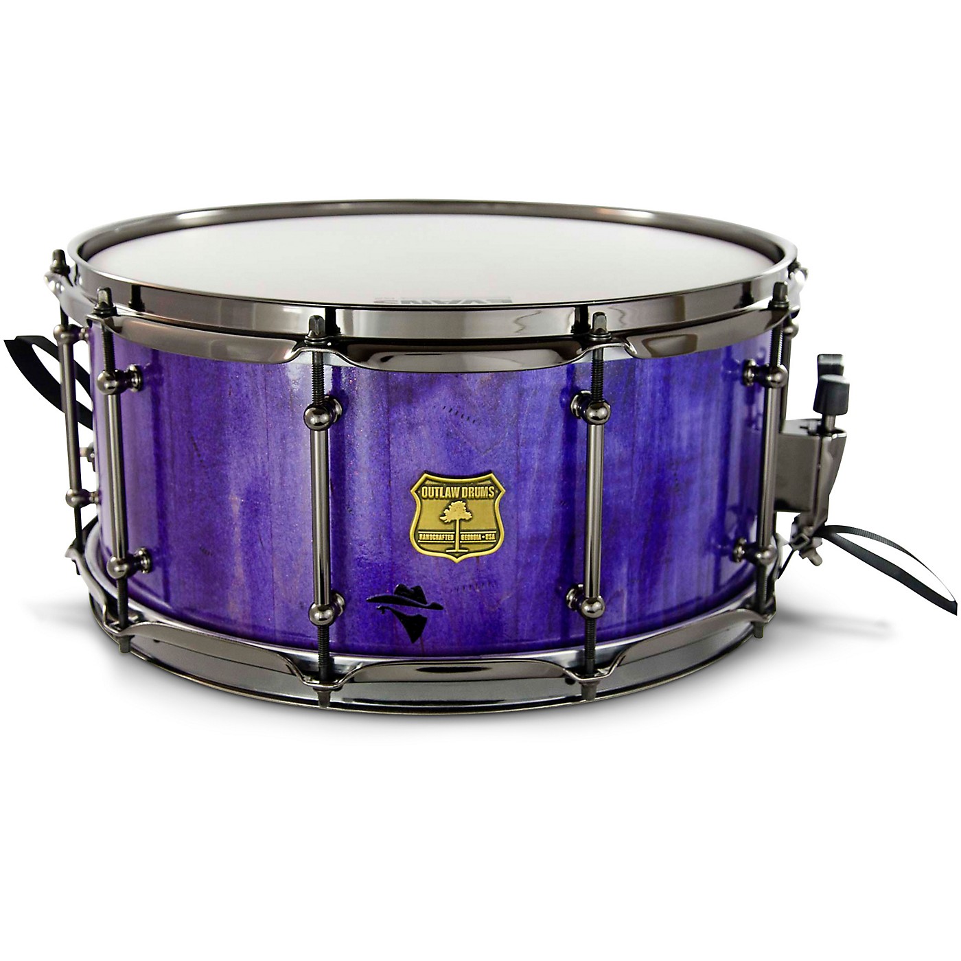OUTLAW DRUMS Bandit Series Snare Drum With Black Hardware thumbnail
