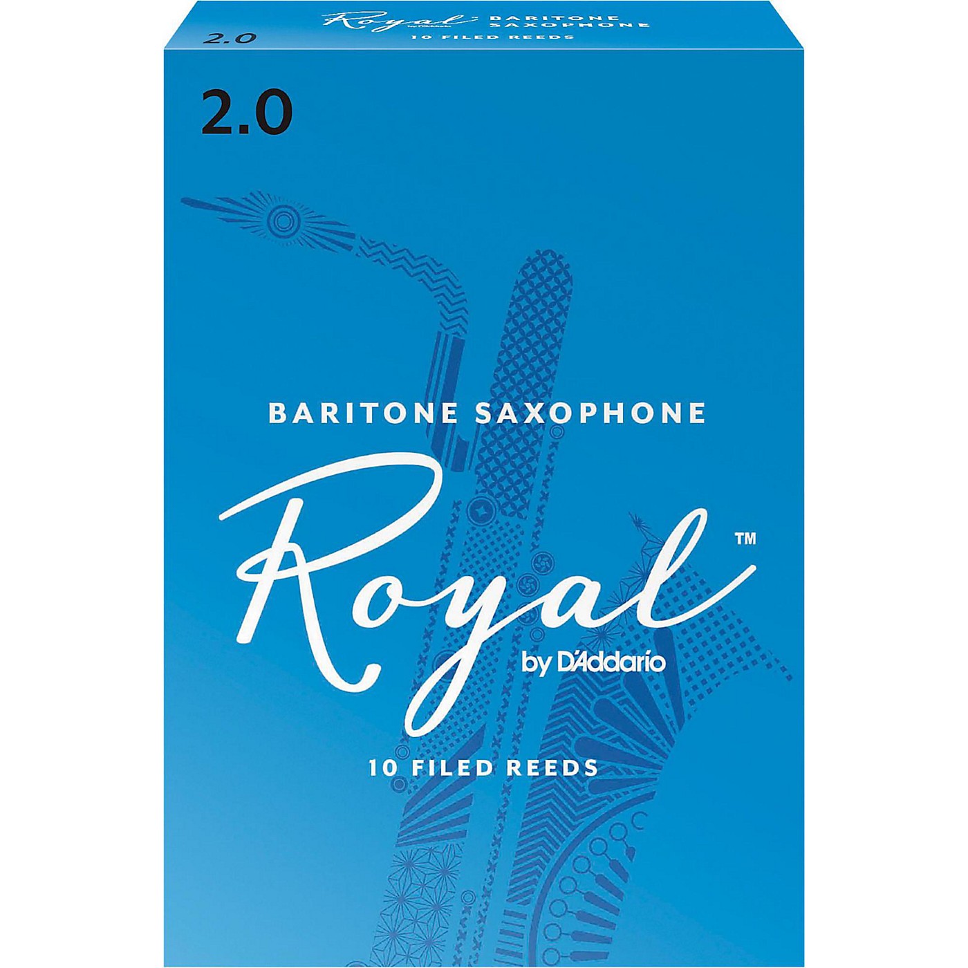 Rico Royal Baritone Saxophone Reeds, Box of 10 thumbnail