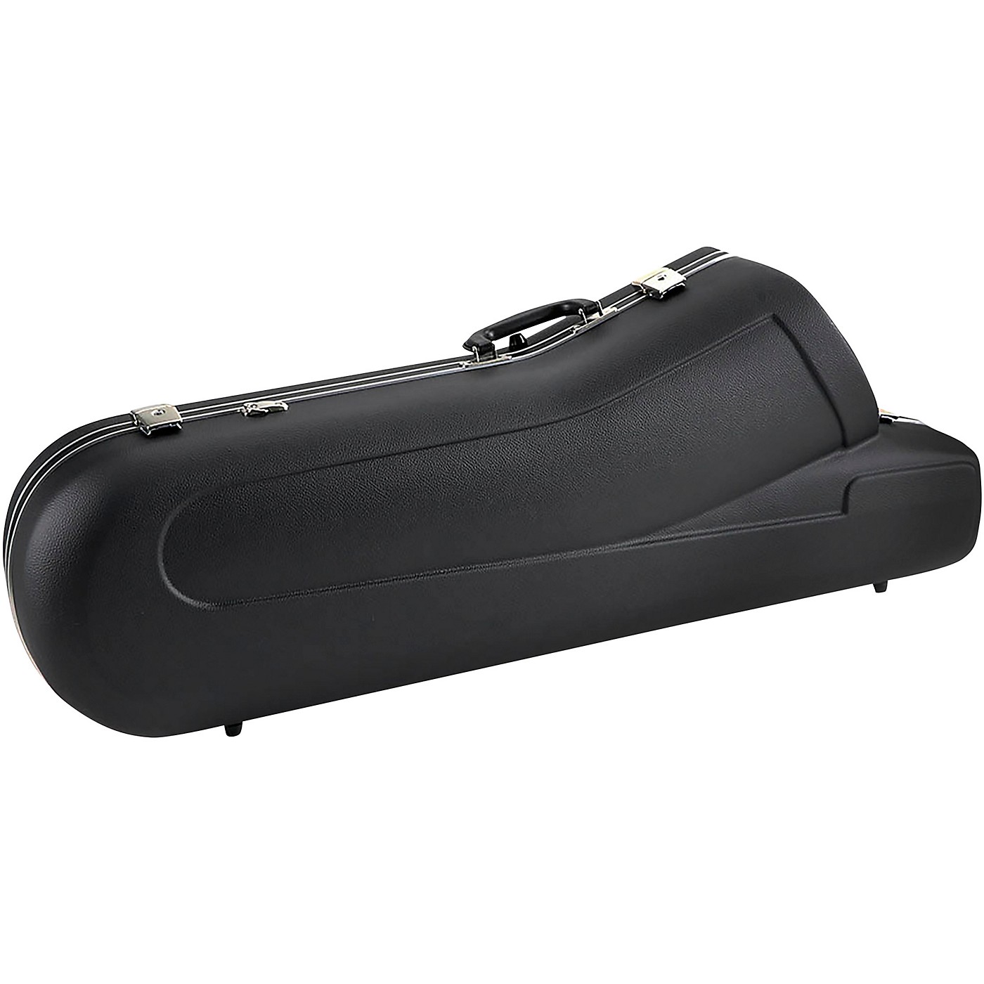 J. Winter Black Blue Baritone Saxophone Shaped Case Thermoshock