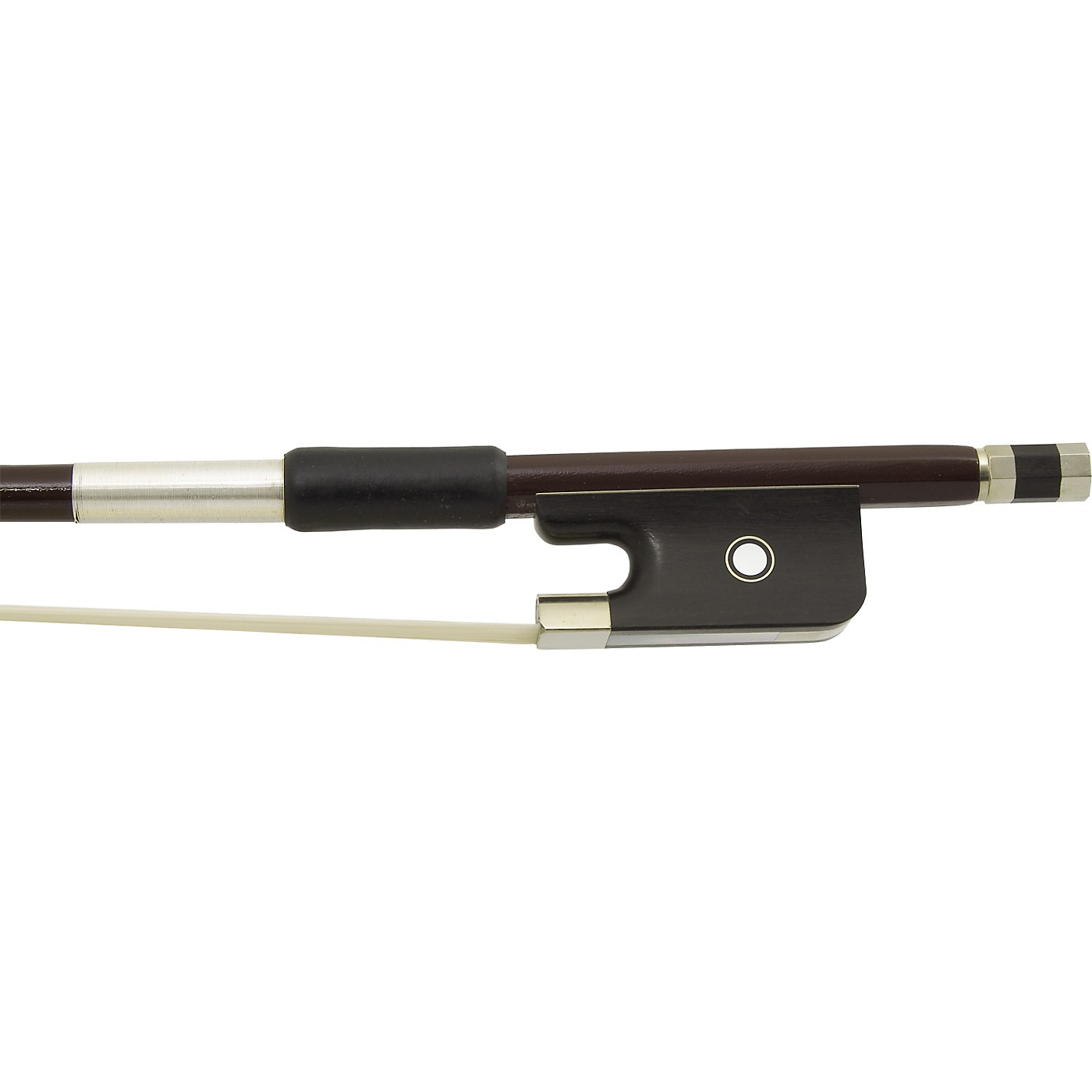 Glasser Bass Bow French Advanced Composite, Fully-Lined Ebony Frog, Nickel Wire Grip thumbnail