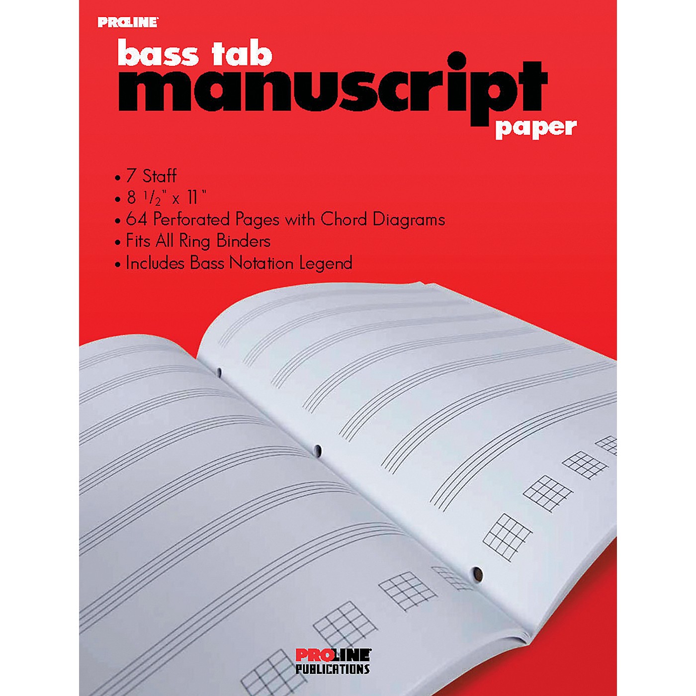Proline Bass Tab Blank Manuscript Paper thumbnail