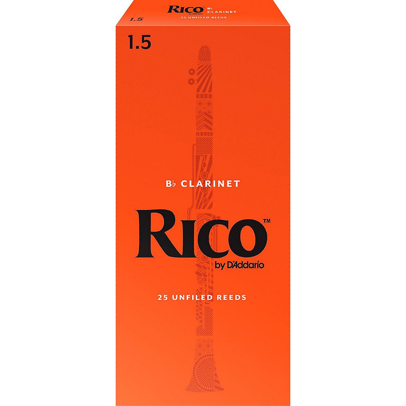 1.5 BOX OF 25 RICO ALTO CLARINET REEDS #1 1/2 