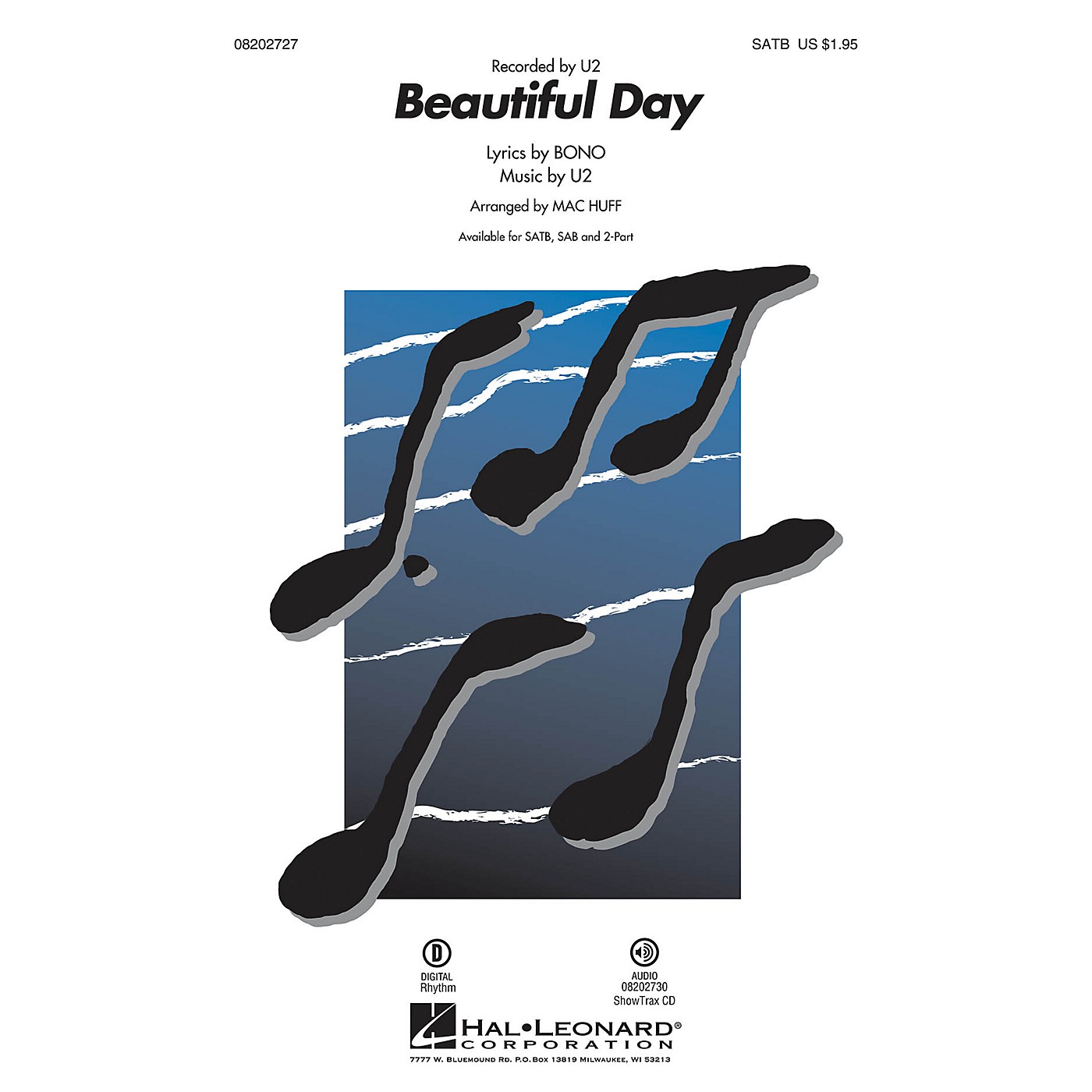 Hal Leonard Beautiful Day SAB by U2 Arranged by Mac Huff thumbnail