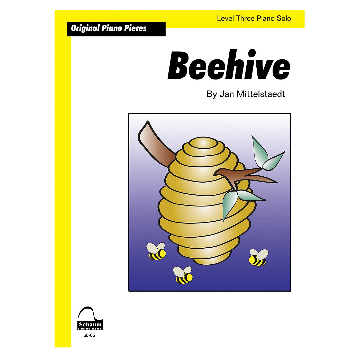 Schaum Beehive (Schaum Level 3 Sheet) Educational Piano Book by Jan Mittelstaedt thumbnail