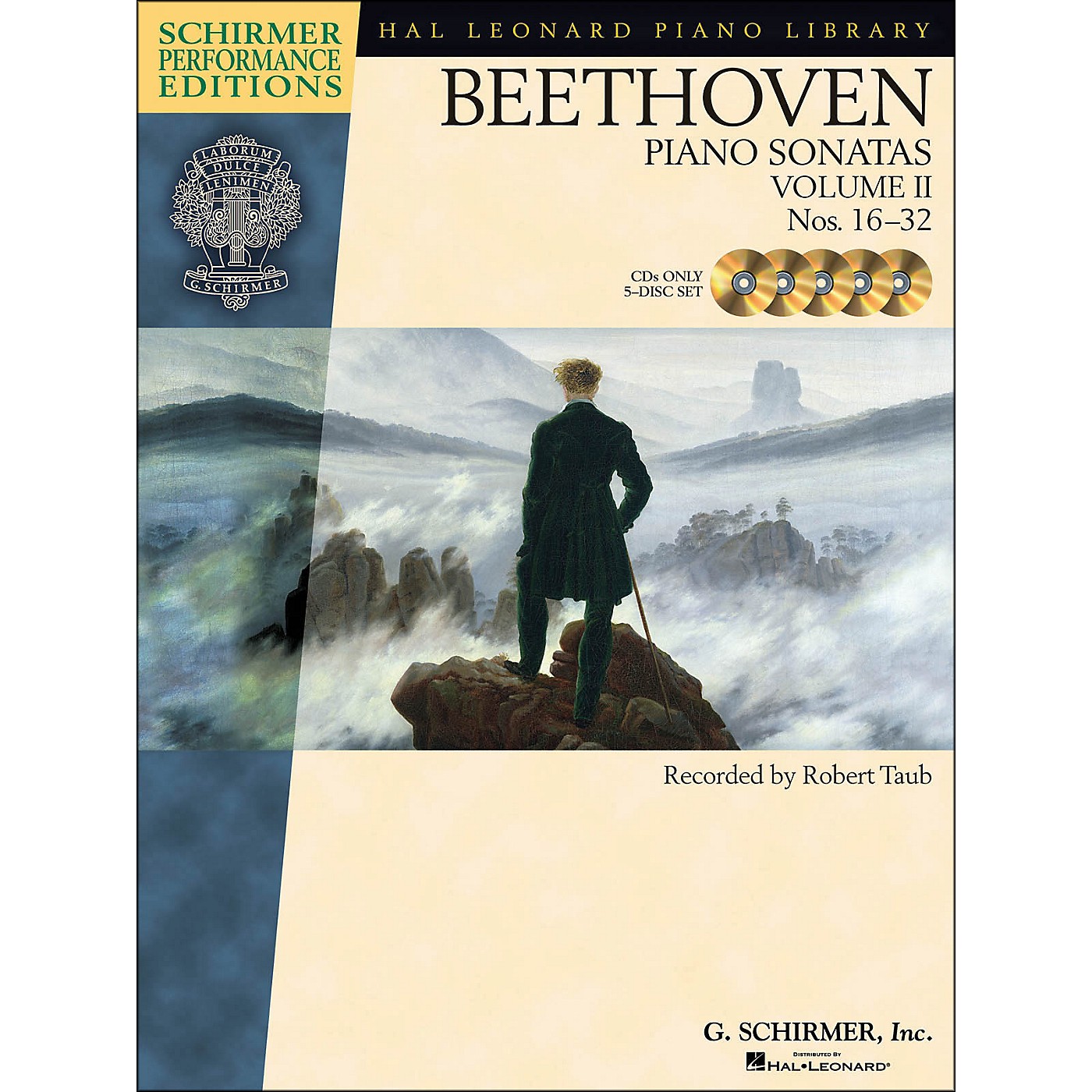 Hal Leonard Beethoven: Piano Sonatas Vol 2 - Schirmer Performance Edition CD's (Set of 5) By Beethoven / Taub thumbnail