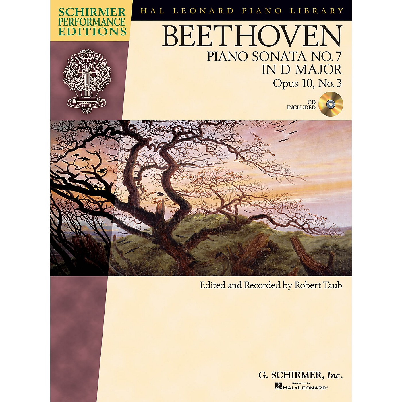 G. Schirmer Beethoven: Sonata No 7 in D Maj Op 10 No 3 Schirmer Performance Edition BK/CD by Beethoven Edited by Taub thumbnail
