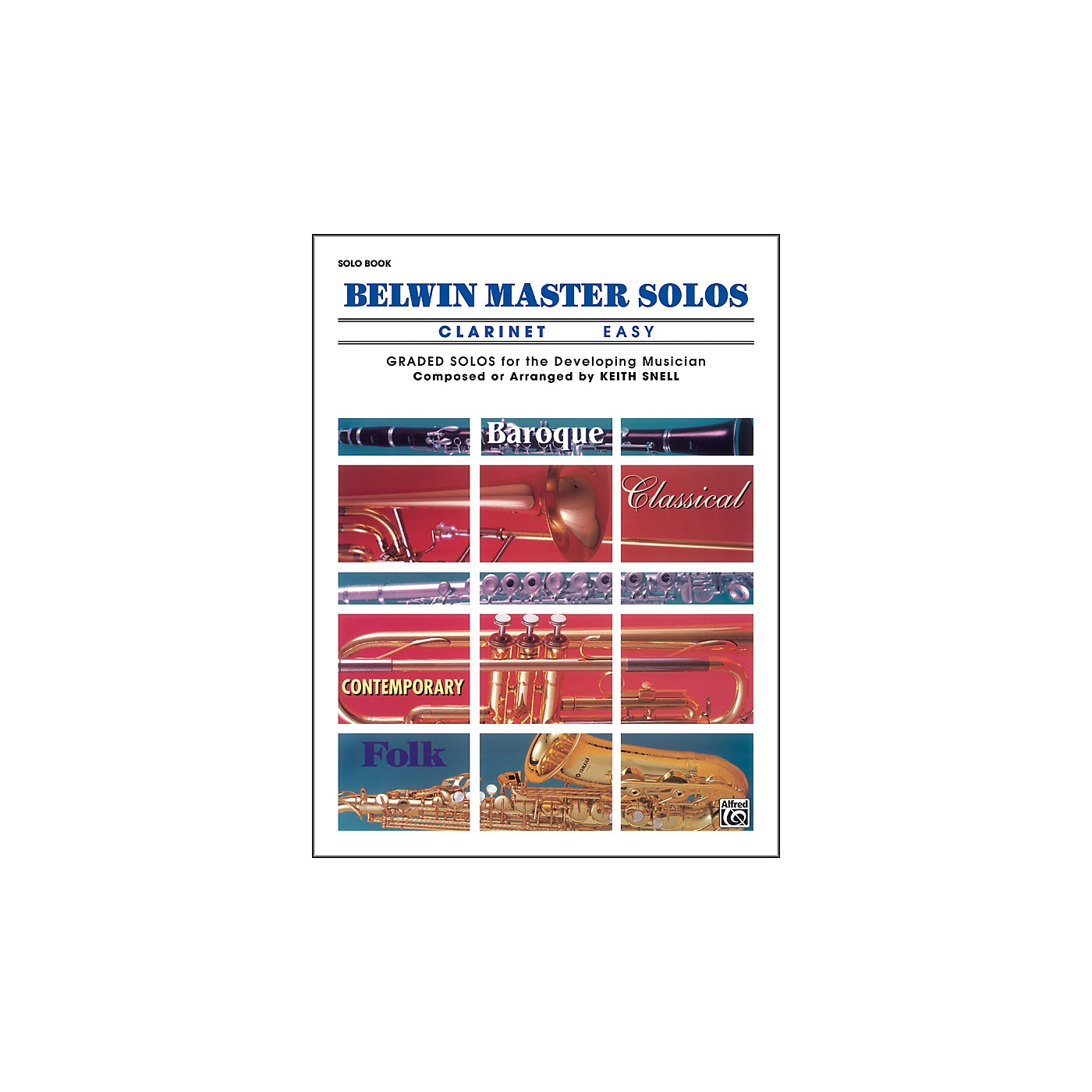 Alfred Belwin Master Solos Volume 1 (Clarinet) Easy Solo Book Only thumbnail
