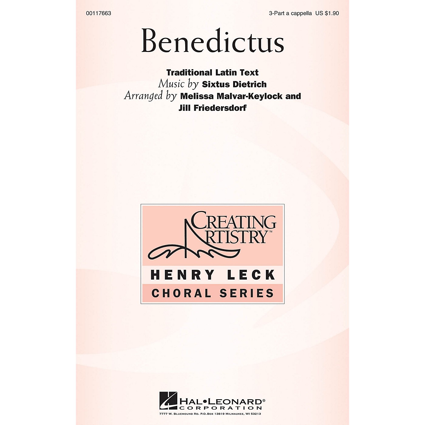 Hal Leonard Benedictus 3 Part Treble arranged by Jill Friedersdorf thumbnail