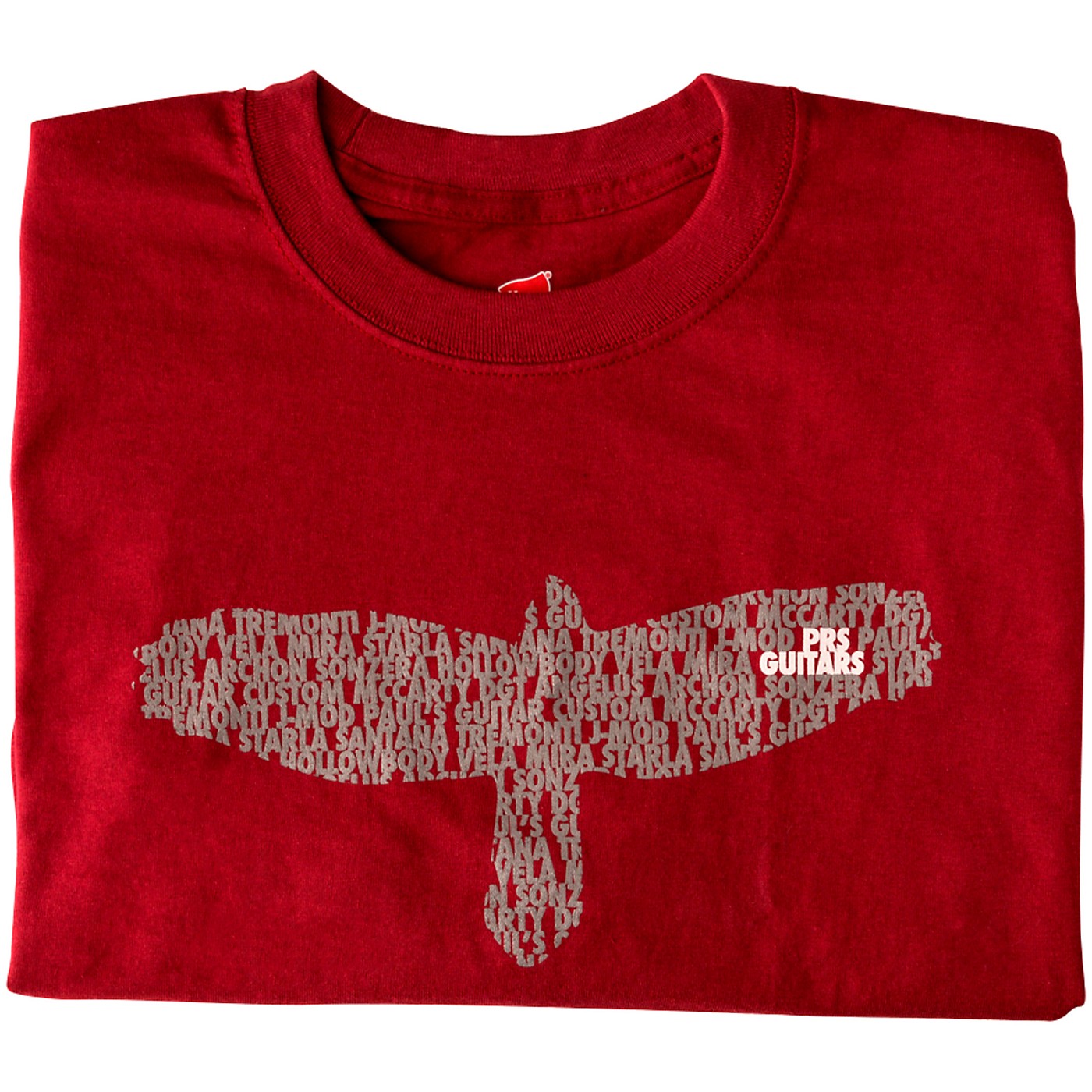 PRS Bird As A Word Red T-Shirt thumbnail