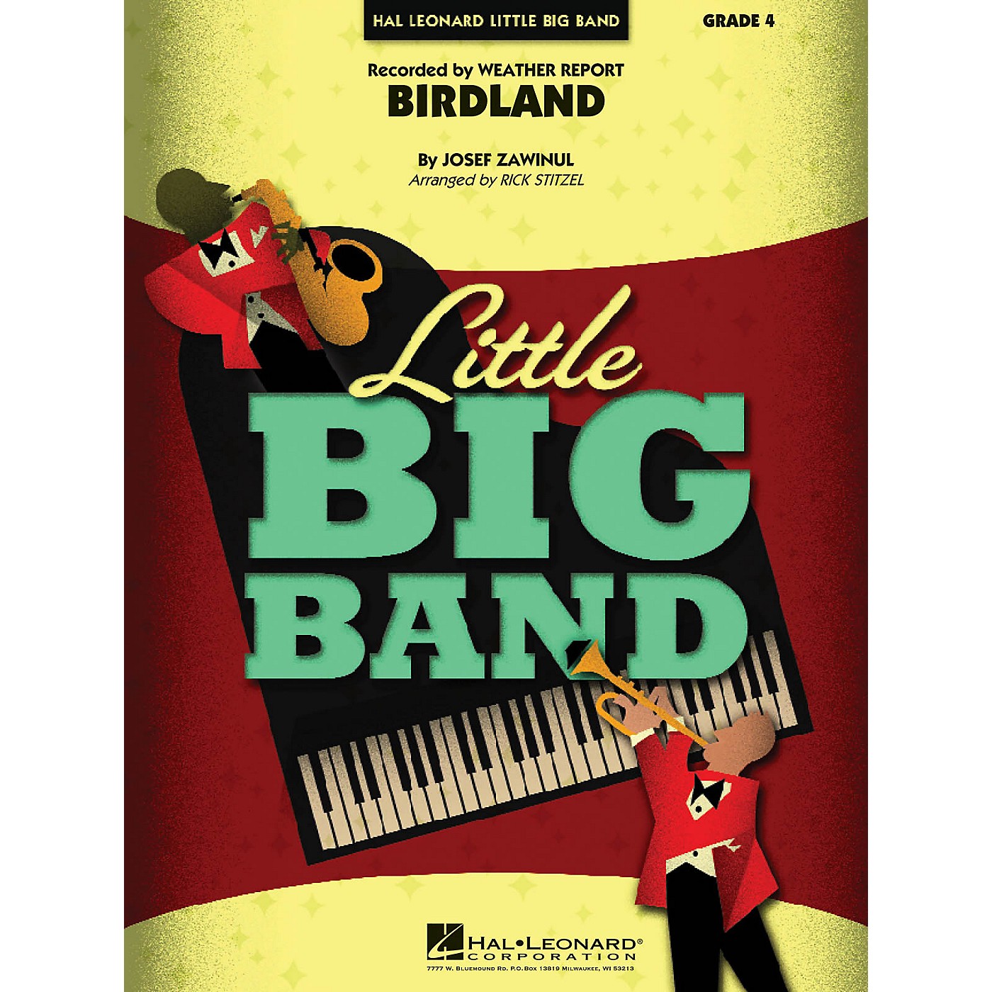 Hal Leonard Birdland Jazz Band Level 3 Arranged by Rick Stitzel thumbnail