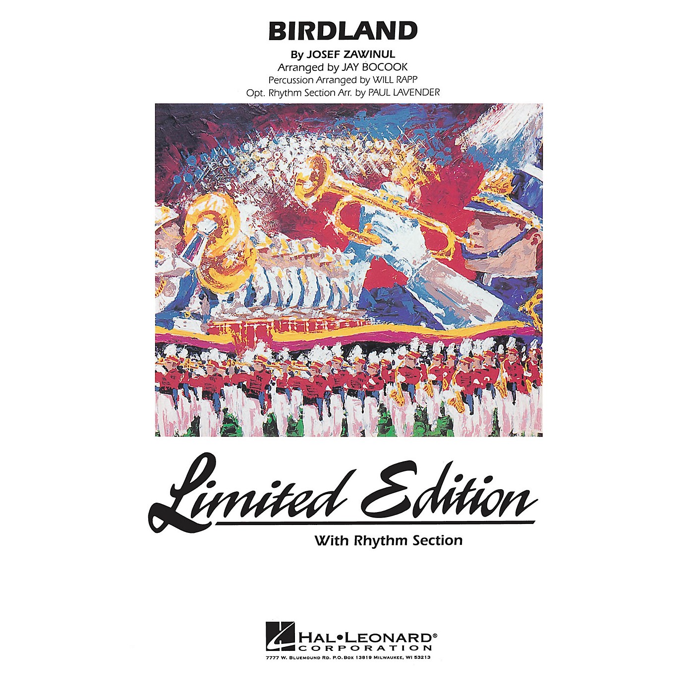 Hal Leonard Birdland Marching Band Level 4 Arranged by Jay Bocook thumbnail