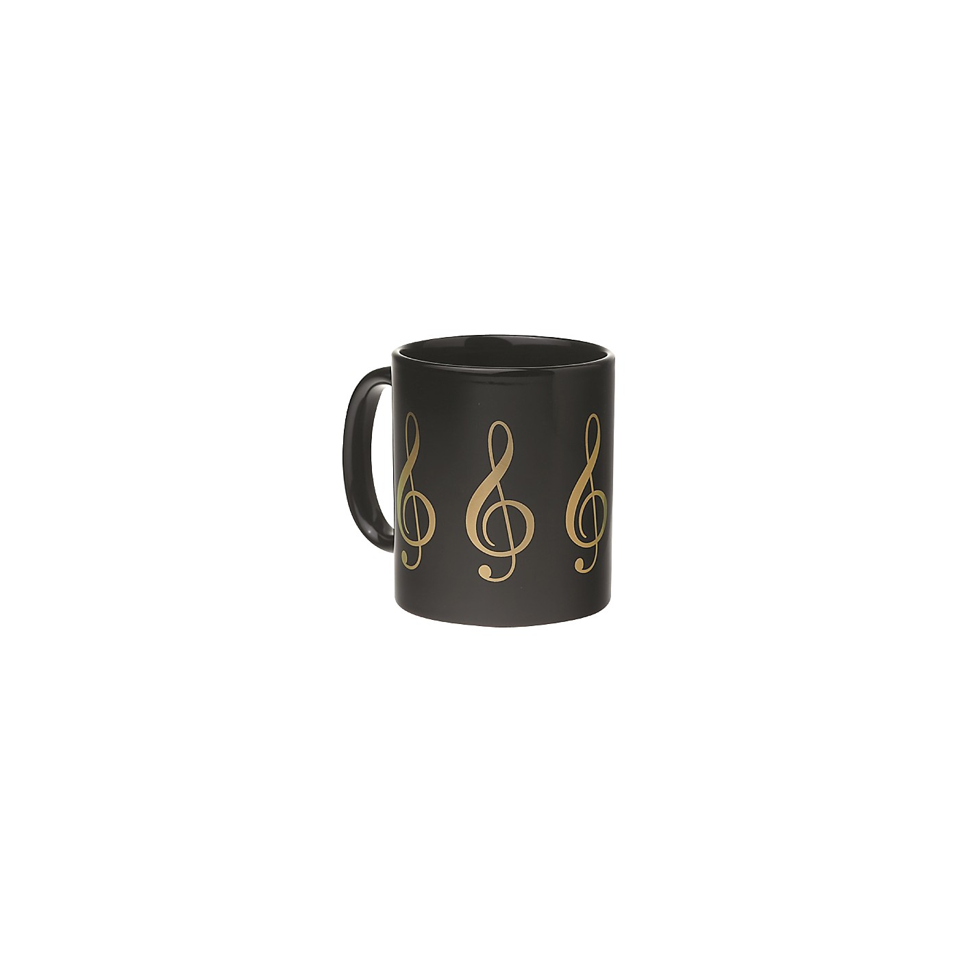 AIM Black/Gold Treble Clef Coffee Mug thumbnail