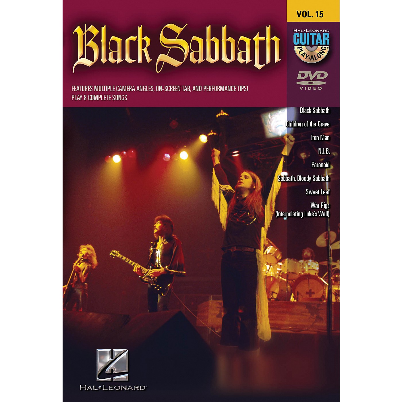Hal Leonard Black Sabbath Guitar Play-Along Series Volume 15 DVD thumbnail