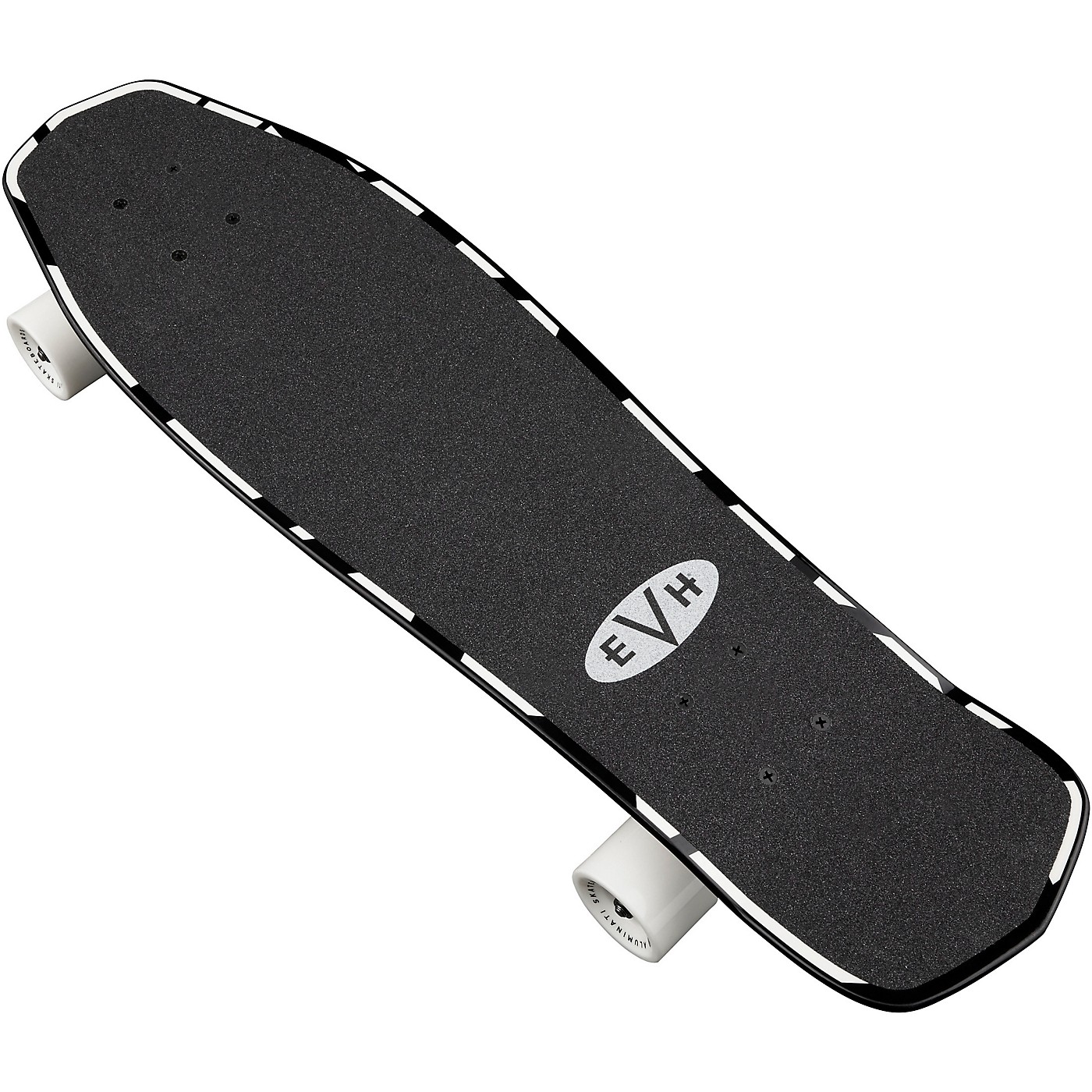 EVH Black and White Striped Skateboard thumbnail