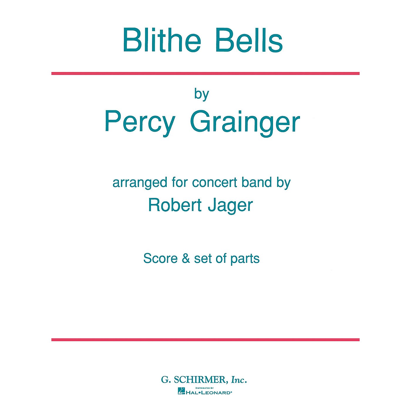 G. Schirmer Blithe Bells (Score and Parts) Concert Band Level 4-5 Composed by Percy Grainger thumbnail