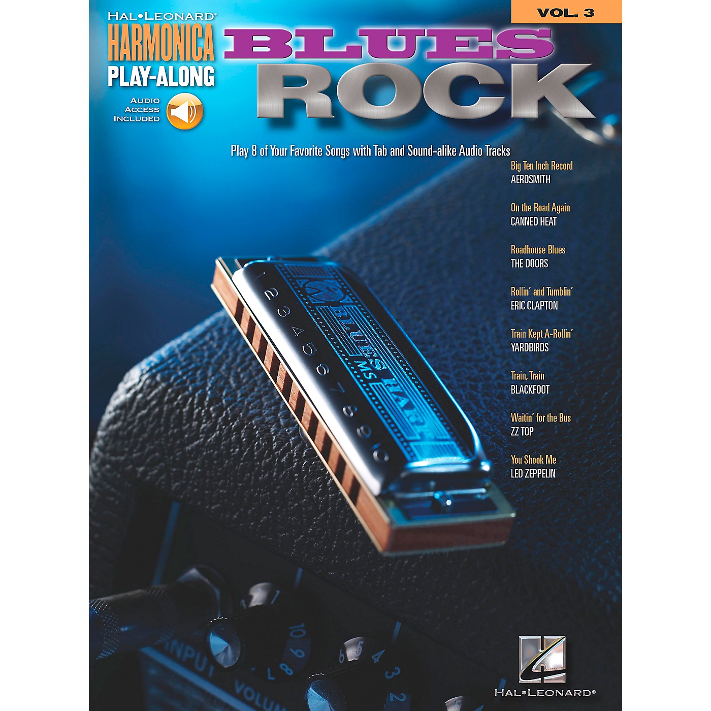 Hal Leonard Blues Rock - Harmonica Play-Along Series, Volume 3 (Book/CD) thumbnail
