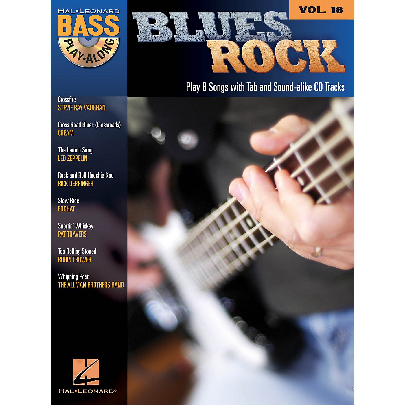Hal Leonard Blues Rock (Bass Play-Along Volume 18) Bass Play-Along Series Softcover with CD Performed by Various thumbnail