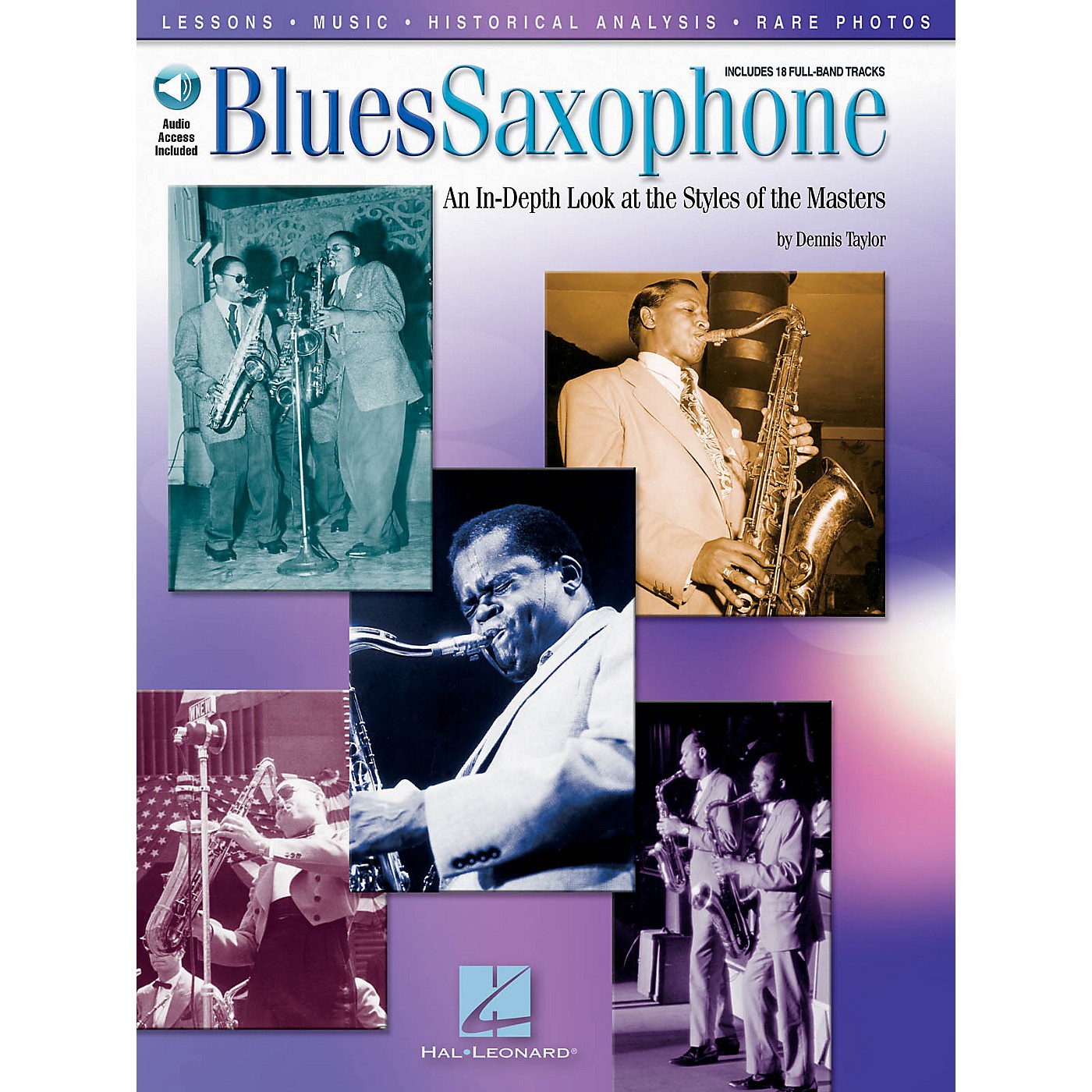 Hal Leonard Blues Saxophone Sax Instruction Series Softcover with CD Written by Dennis Taylor thumbnail