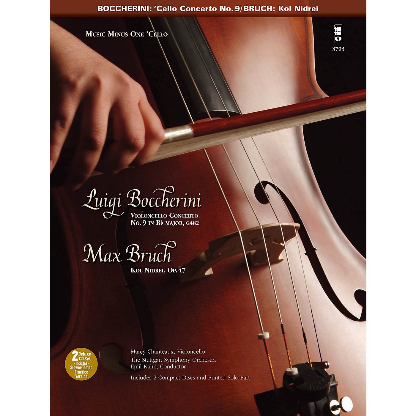 Music Minus One Boccherini - Violoncello Conc No. 9 in B-flat Major Music Minus One BK/CD by Chanteaux thumbnail