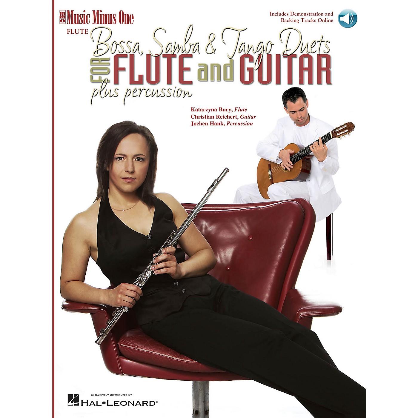 Music Minus One Bossa, Samba and Tango Duets for Flute & Guitar Music Minus One Series Softcover with CD thumbnail