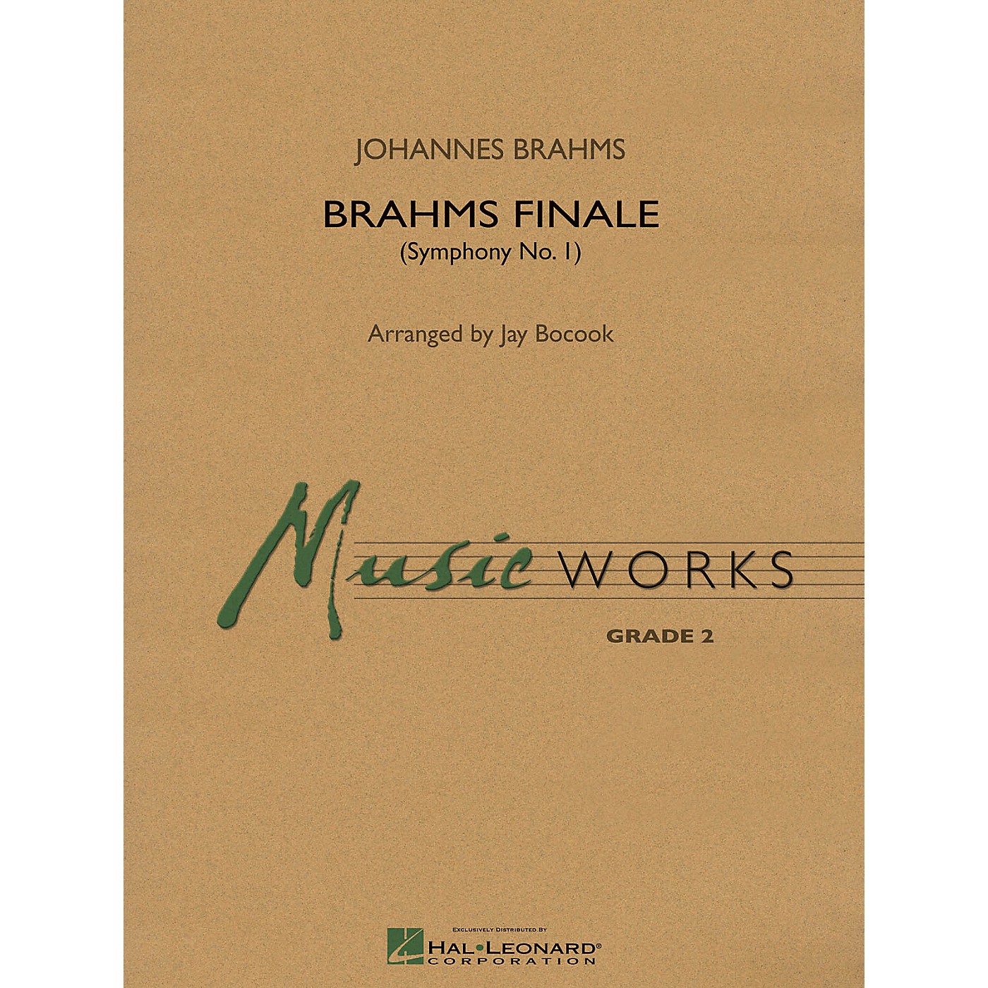 Hal Leonard Brahms Finale (From Symphony No. 1) Concert Band Level 3 Arranged by Jay Bocook thumbnail
