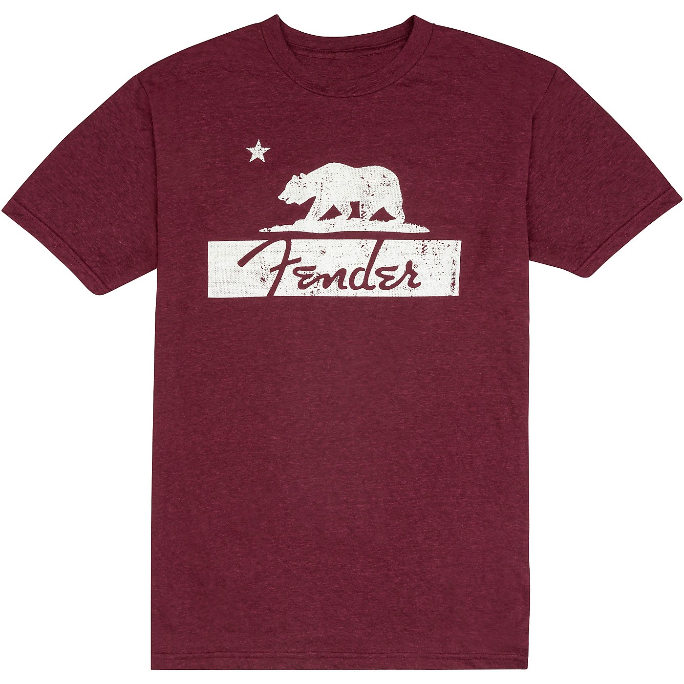Fender Burgundy Bear Unisex T-Shirt thumbnail