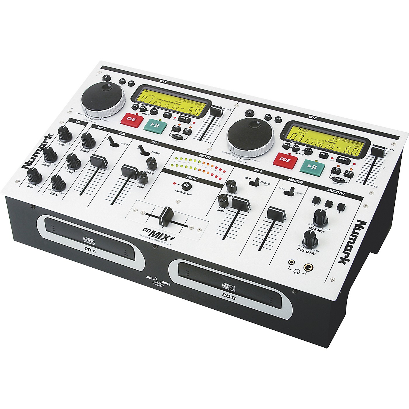 Numark CD Mix2 Dual CD Player/Mixer Woodwind & Brasswind