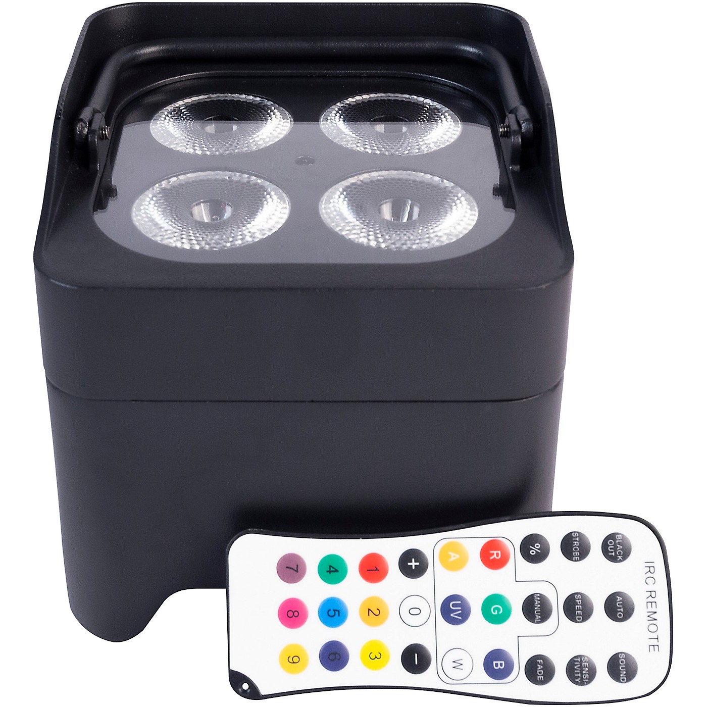 ColorKey CKW-6020B MobilePar Mini Hex 4 Wireless DMX Battery-Powered RGBAW+UV LED Lighting with Remote thumbnail