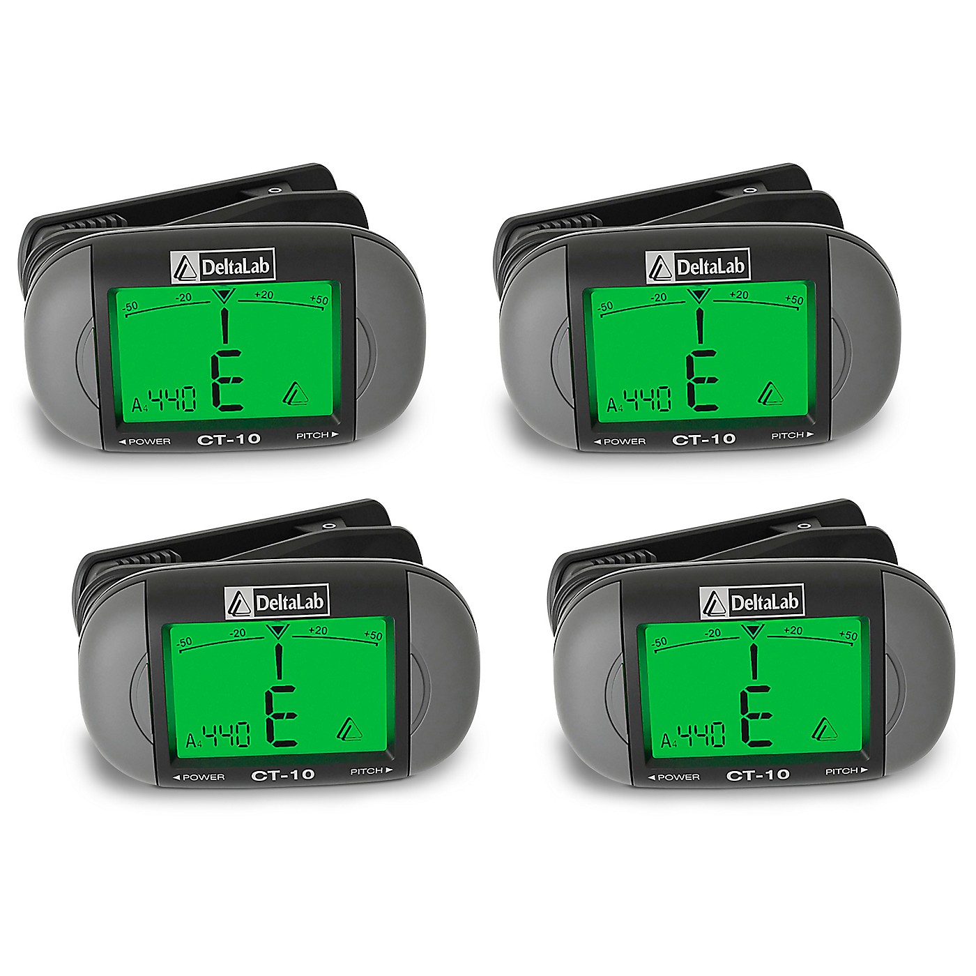 DeltaLab CT-10 Clip-On Tuner 4-Pack thumbnail