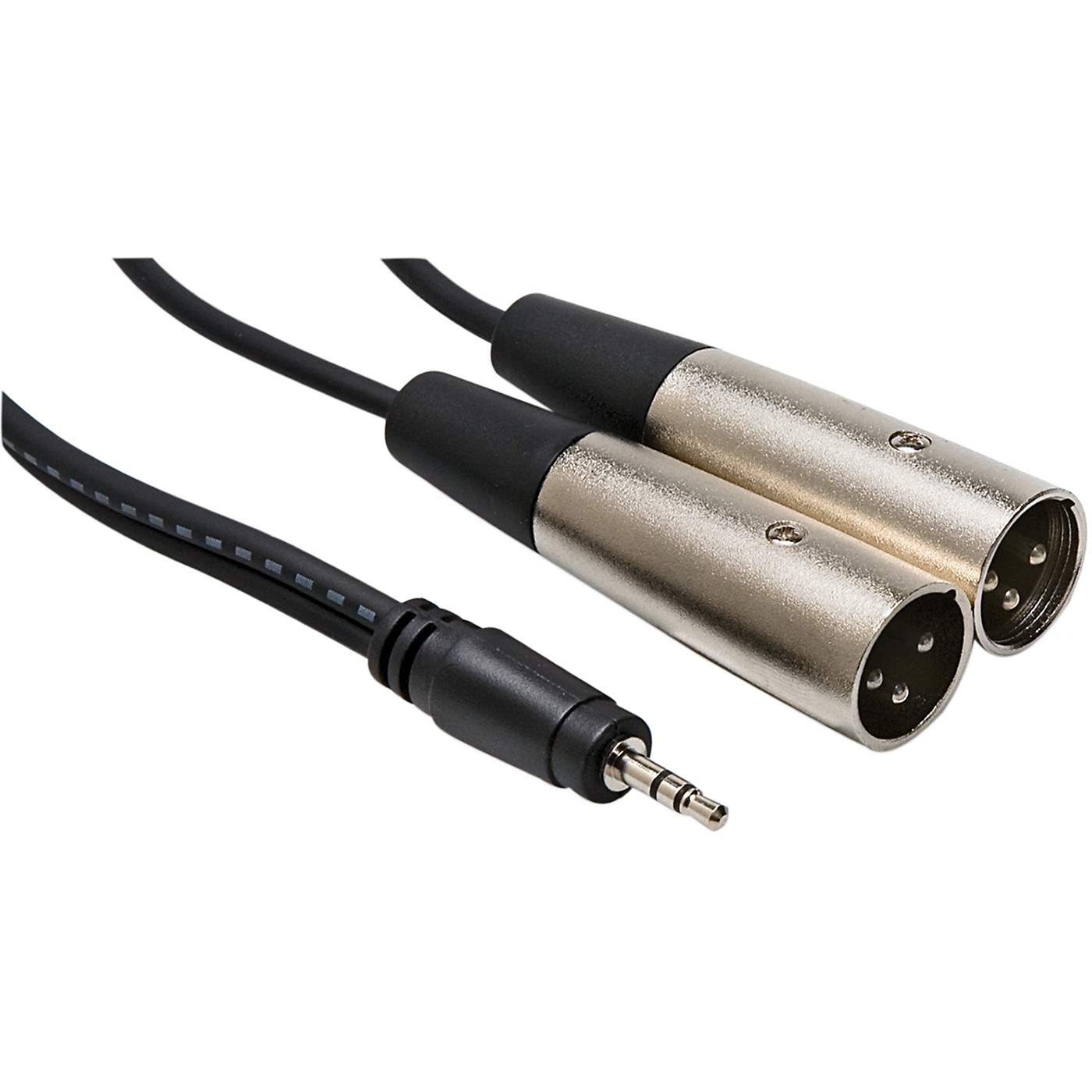 Hosa CYX403M 3.5mm Male TRS to Dual XLR Male Stereo Breakout Y-Cable thumbnail