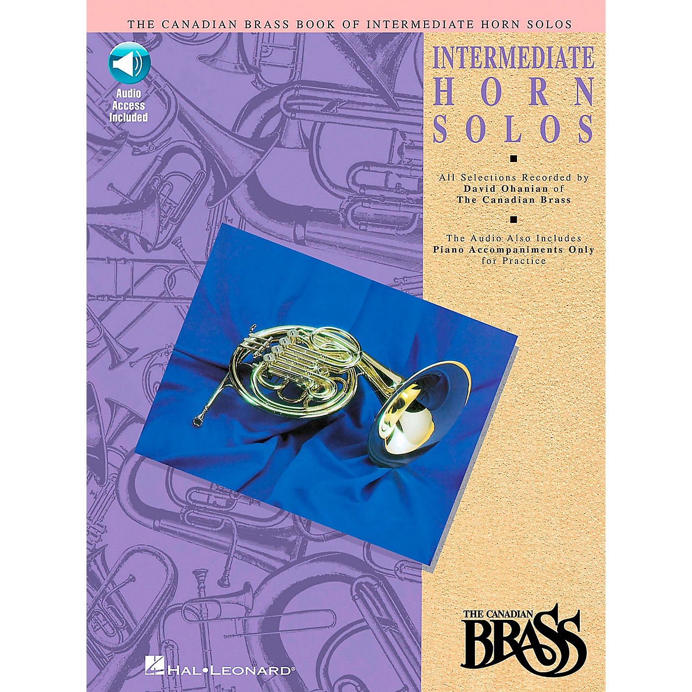 Hal Leonard Canadian Brass Intermediate Horn Solo Book/Audio Online thumbnail