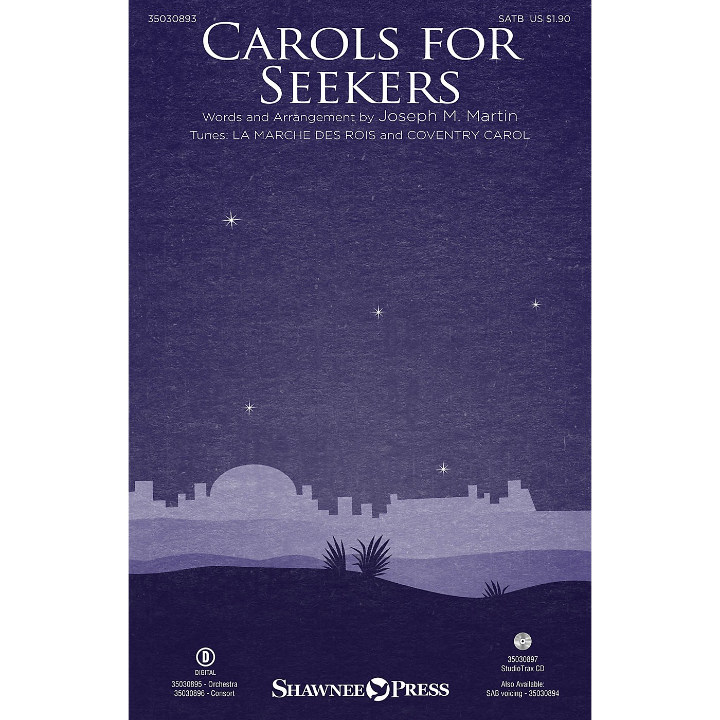 Shawnee Press Carols for Seekers SATB arranged by Joseph M. Martin thumbnail