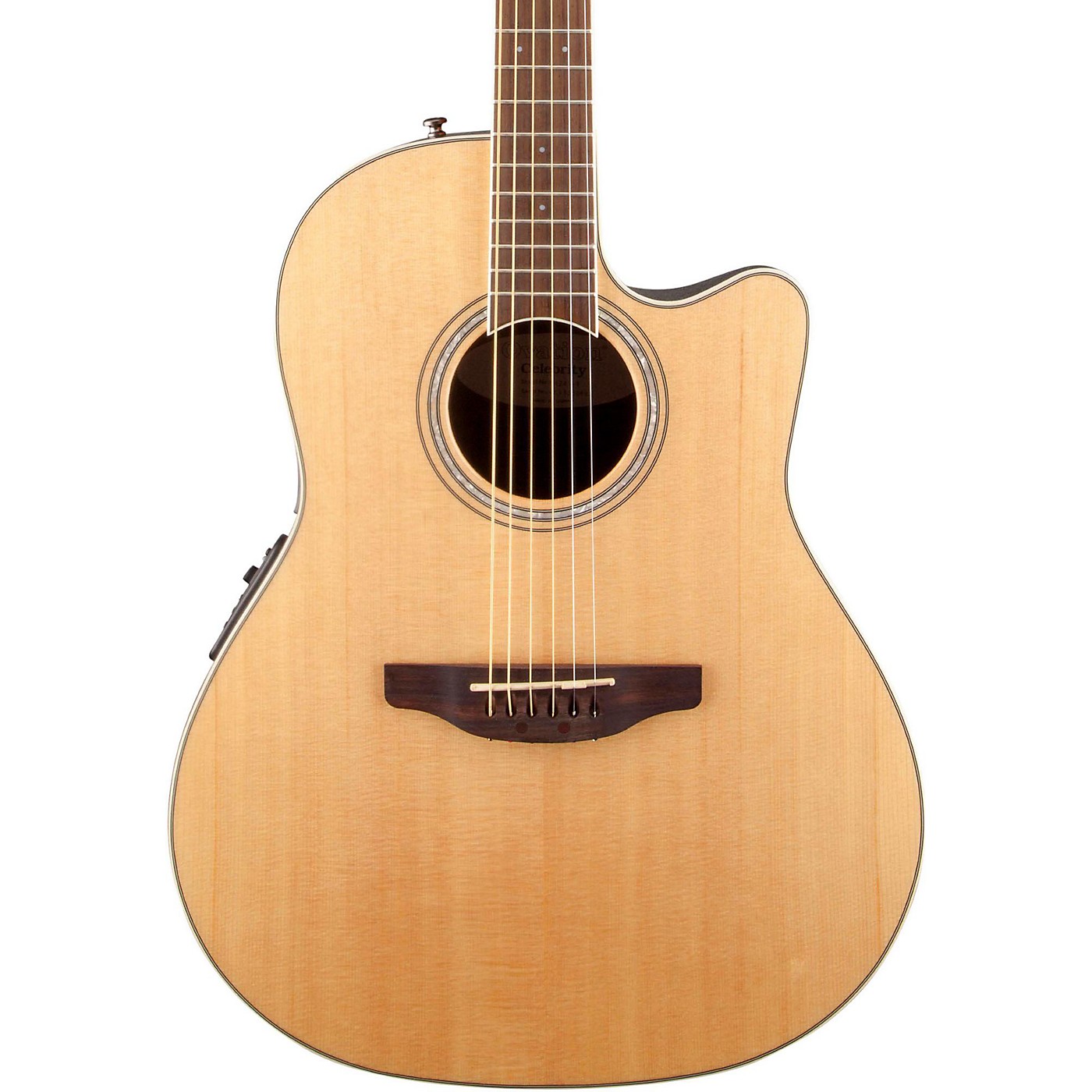 Ovation Celebrity Standard Mid-Depth Cutaway Acoustic-Electric Guitar thumbnail