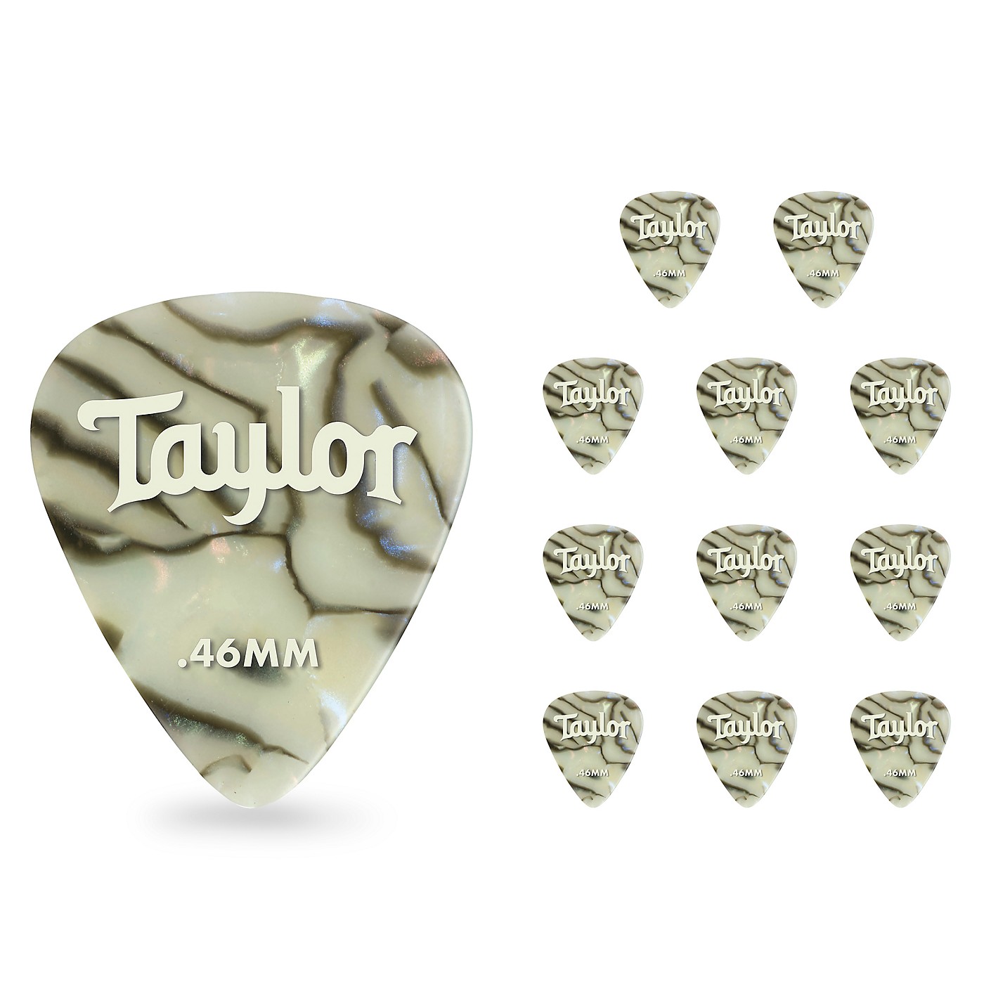 Taylor Celluloid 351 Picks, Abalone thumbnail