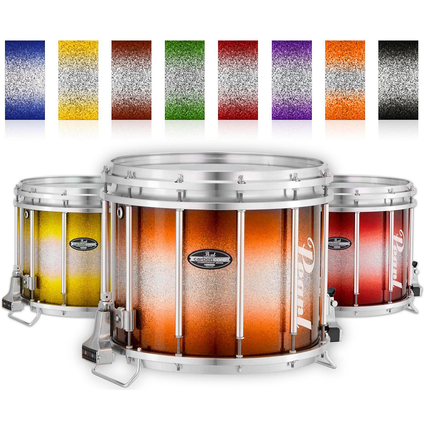 Pearl Championship CarbonCore Varsity FFX Marching Snare Drum Burst Finish thumbnail