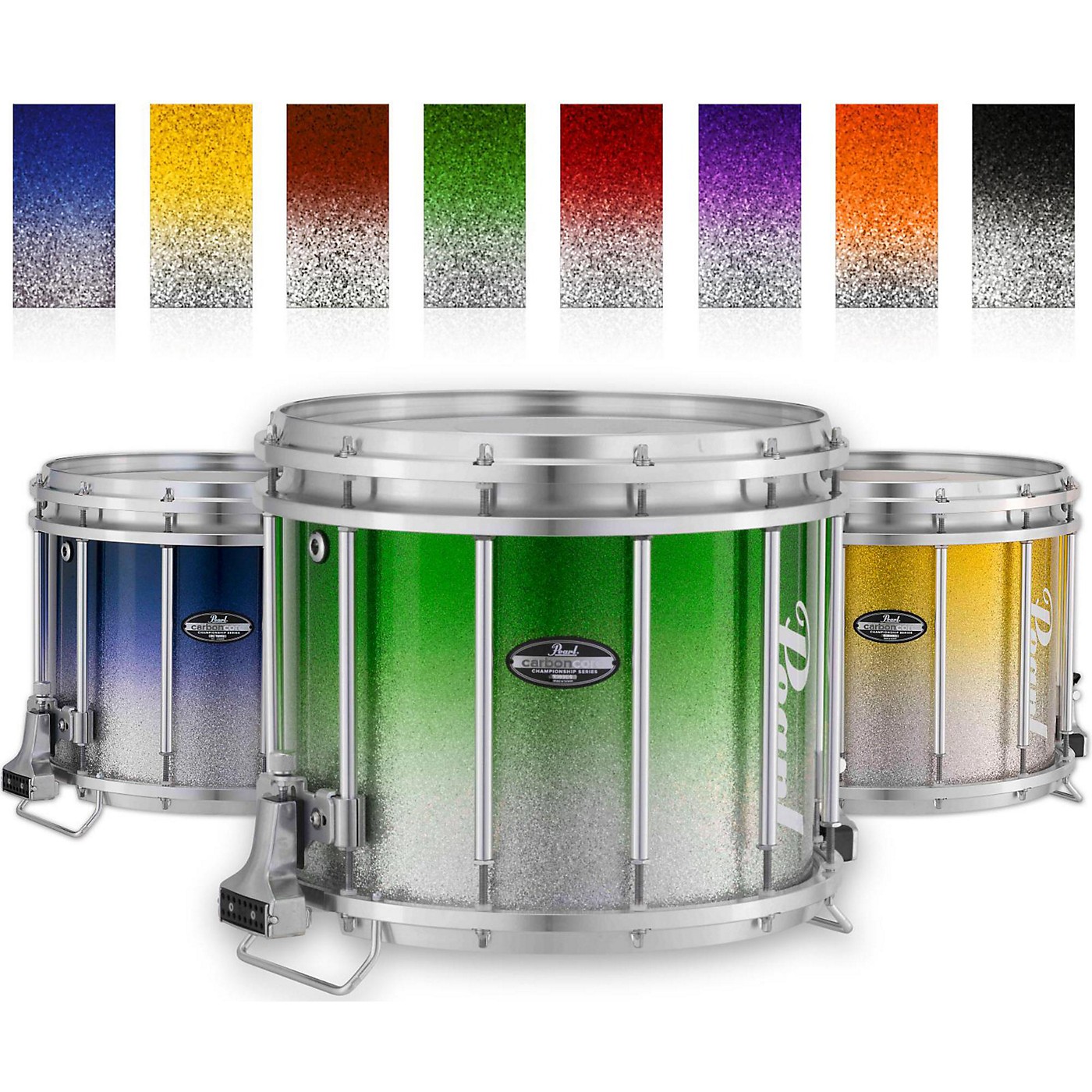 Pearl Championship CarbonCore Varsity FFX Marching Snare Drum Fade Top Finish thumbnail