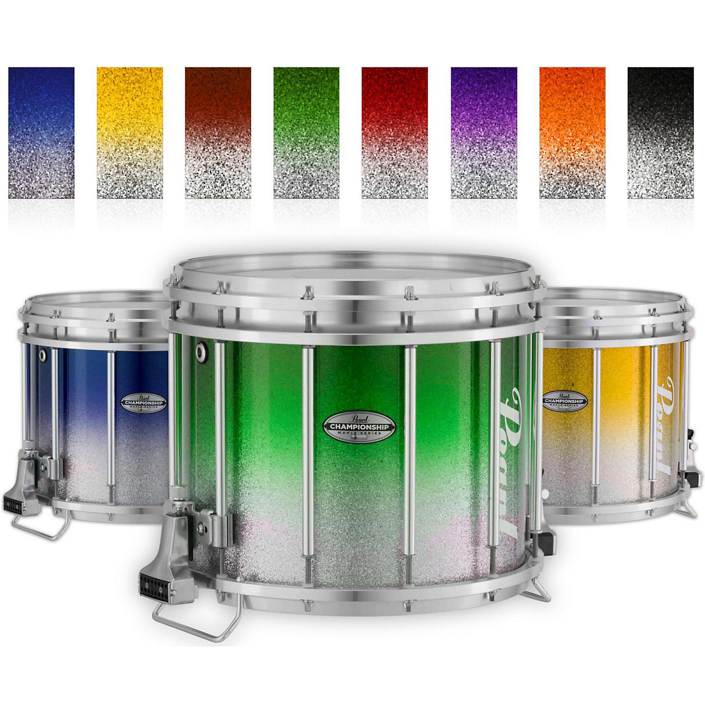 Pearl Championship Maple Varsity FFX Marching Snare Drum Fade Top Finish thumbnail