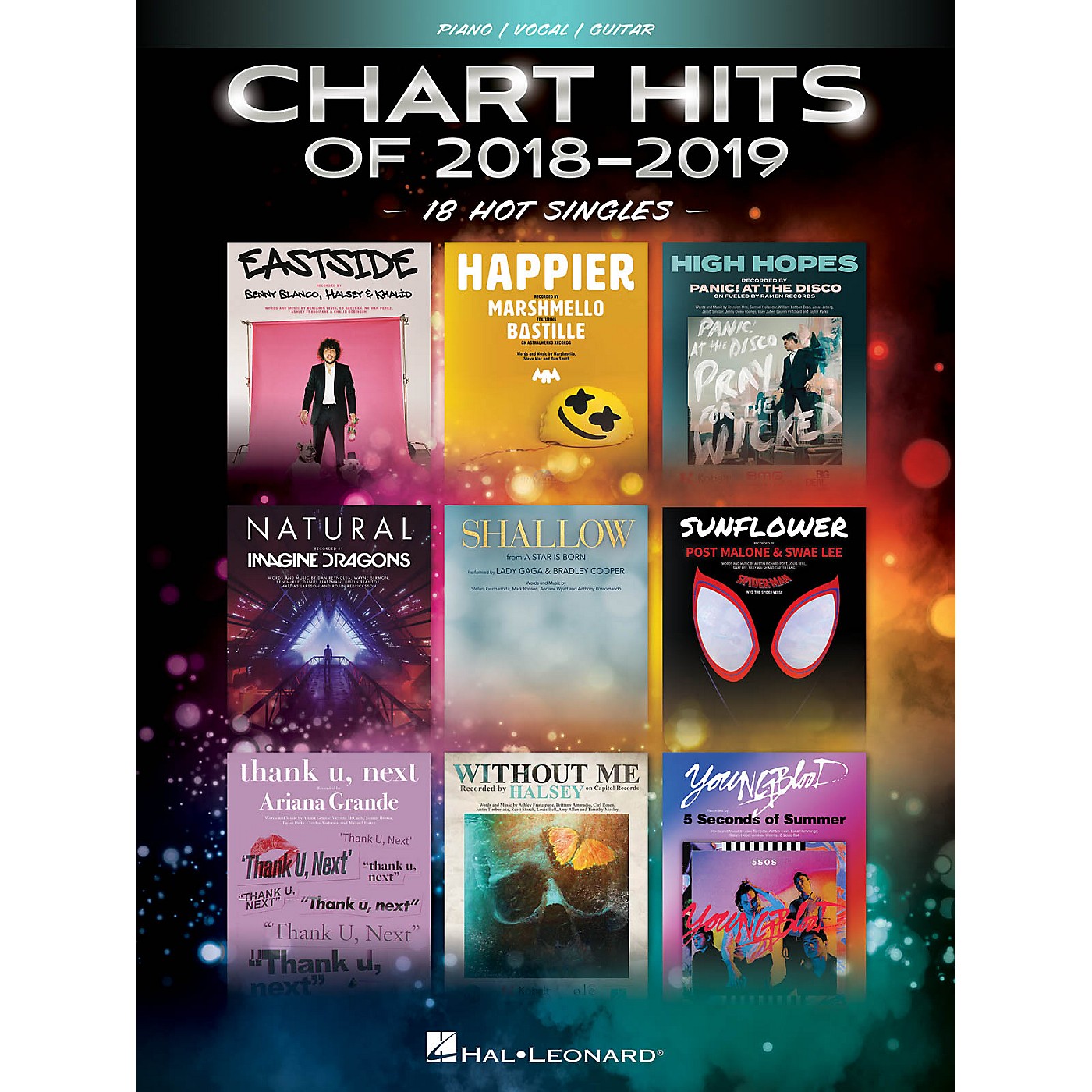 Hal Leonard Chart Hits of 2018-2019 (18 Hot Singles) Piano/Vocal/Guitar Songbook thumbnail
