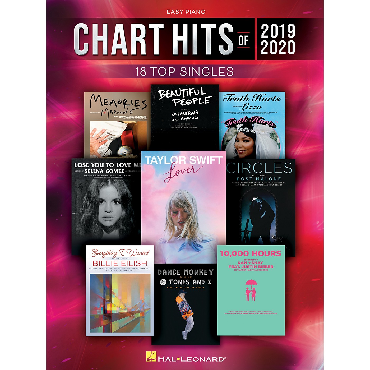 Hal Leonard Chart Hits of 2019-2020 Easy Piano Songbook thumbnail