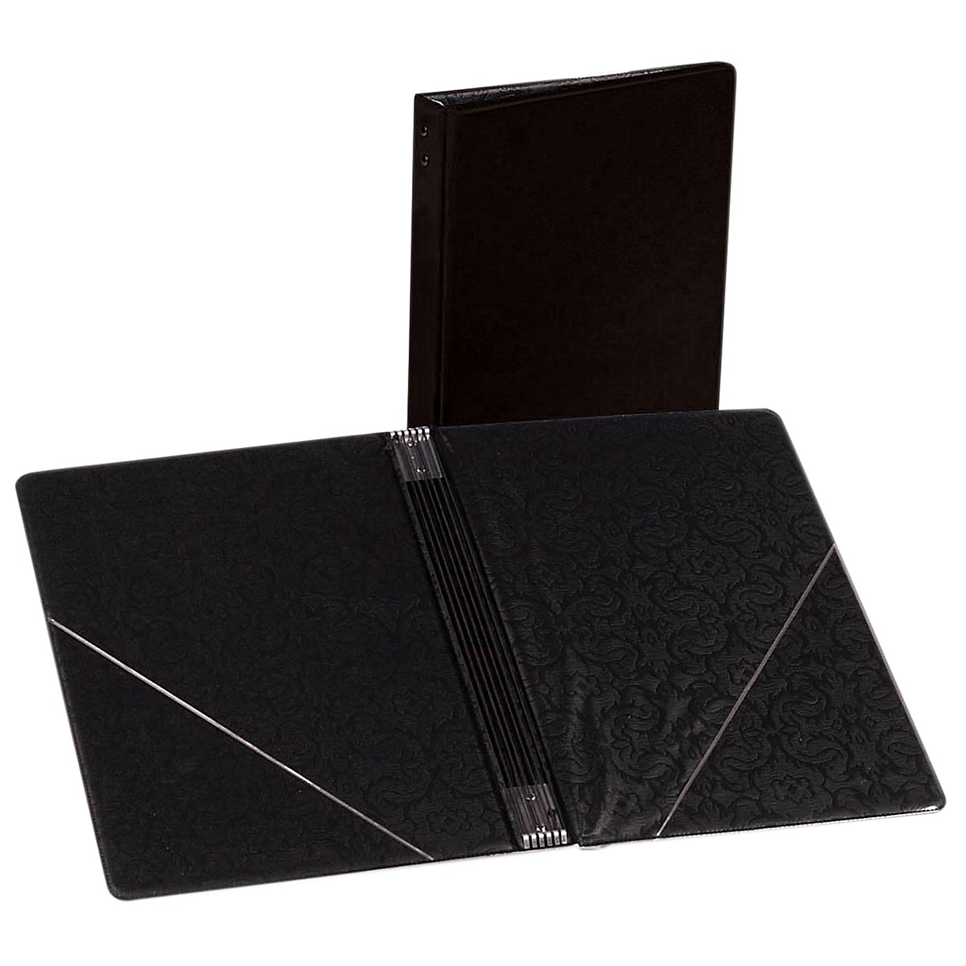 Marlo Plastics Choral Folder 7-3/4 x 11 With 7 Elastic Stays and 2 Clear, Flat, Diagonal Internal Pockets thumbnail
