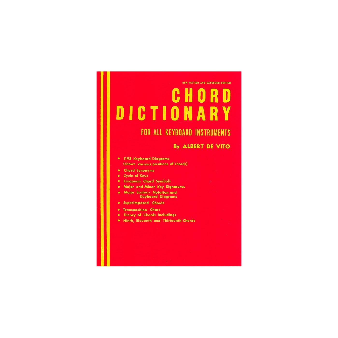 Kenyon Chord Dictionary for Keyboard Instruments (Reference Book) Piano Method Series Composed by Albert De Vito thumbnail