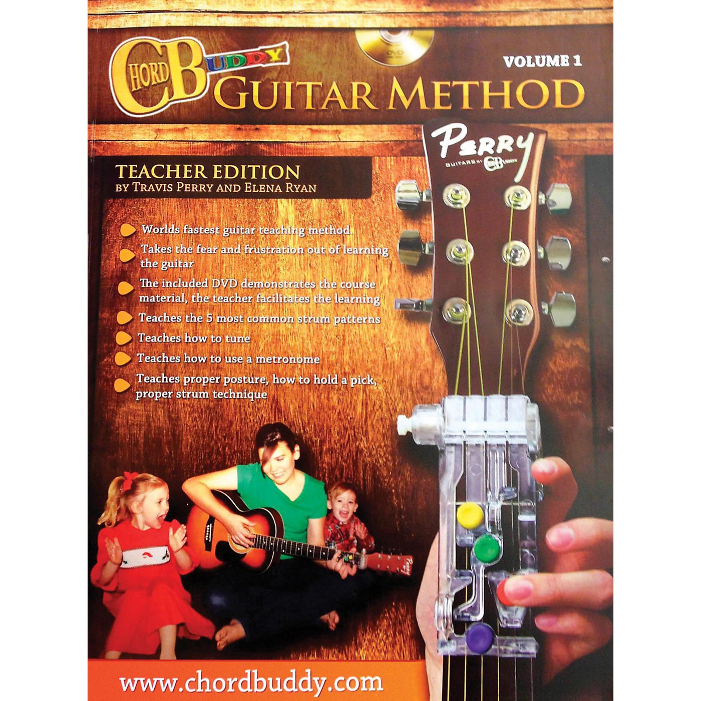 Perry's Music ChordBuddy Guitar Method Volume 1 Teacher Book with DVD thumbnail