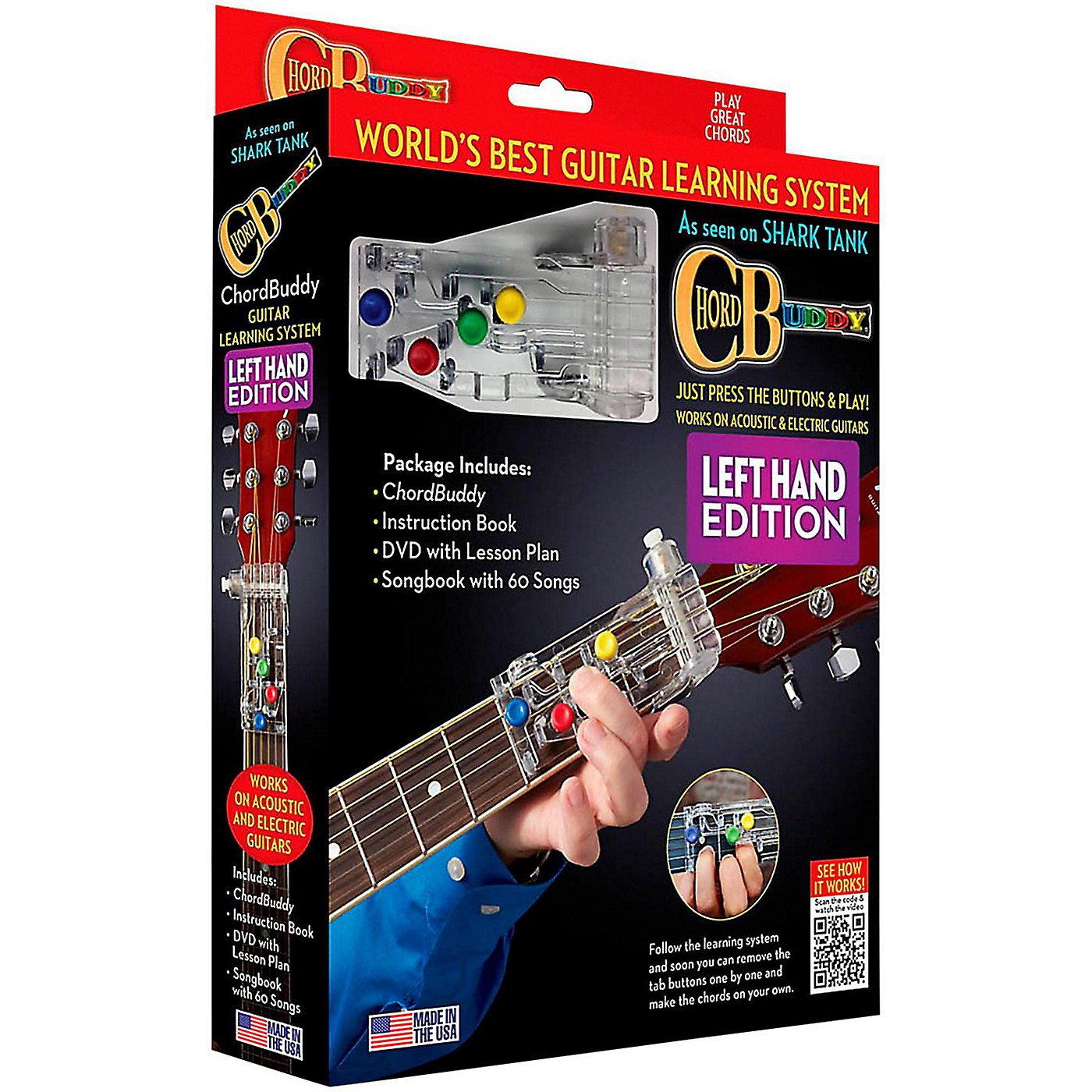 Hal Leonard Chordbuddy Left-Handed Guitar Learning System Pack thumbnail
