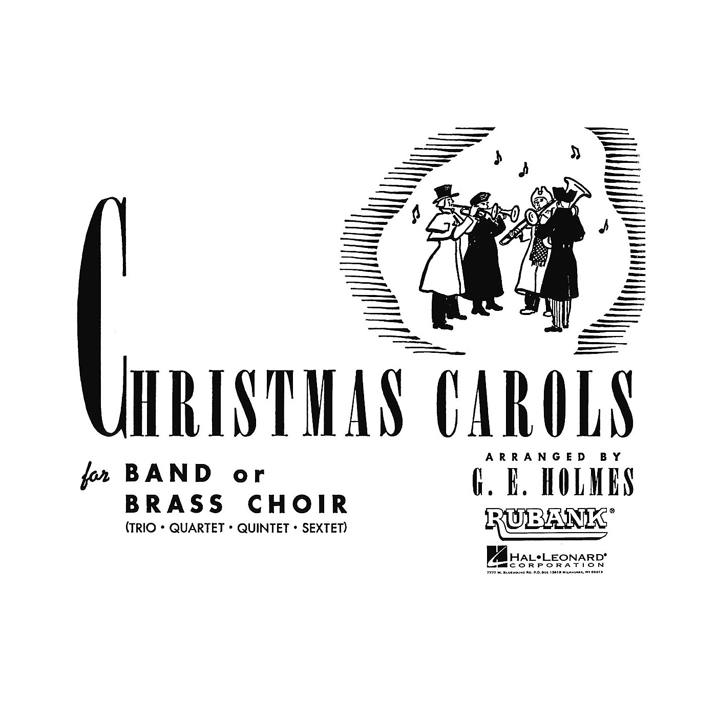 Rubank Publications Christmas Carols for Band or Brass Choir (Alto Clarinet) Instrumental Series Arranged by G.E. Holmes thumbnail