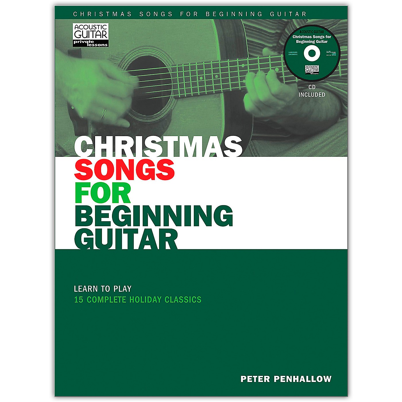 String Letter Publishing Christmas Songs for Beginning Guitar (Book/Online Audio) thumbnail