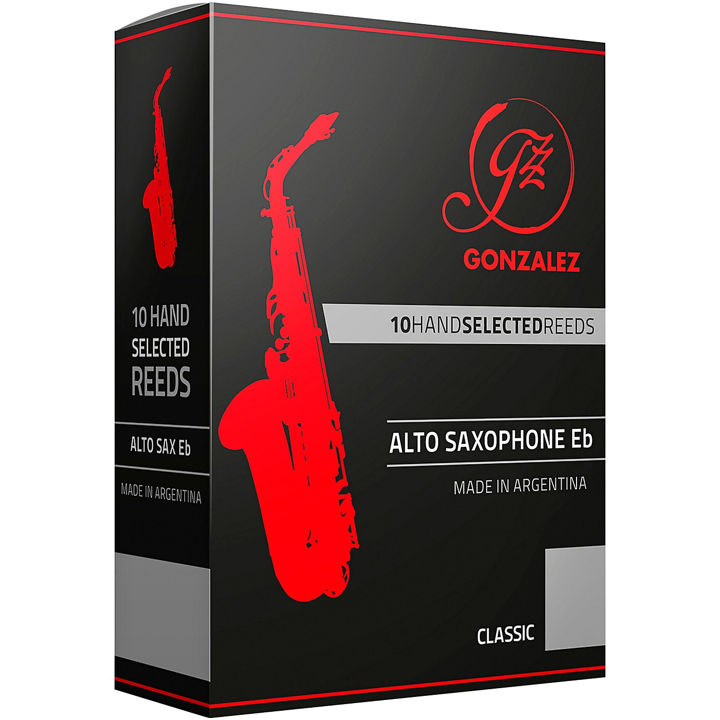 Gonzalez Classic Alto Saxophone Reeds Box of 10 thumbnail