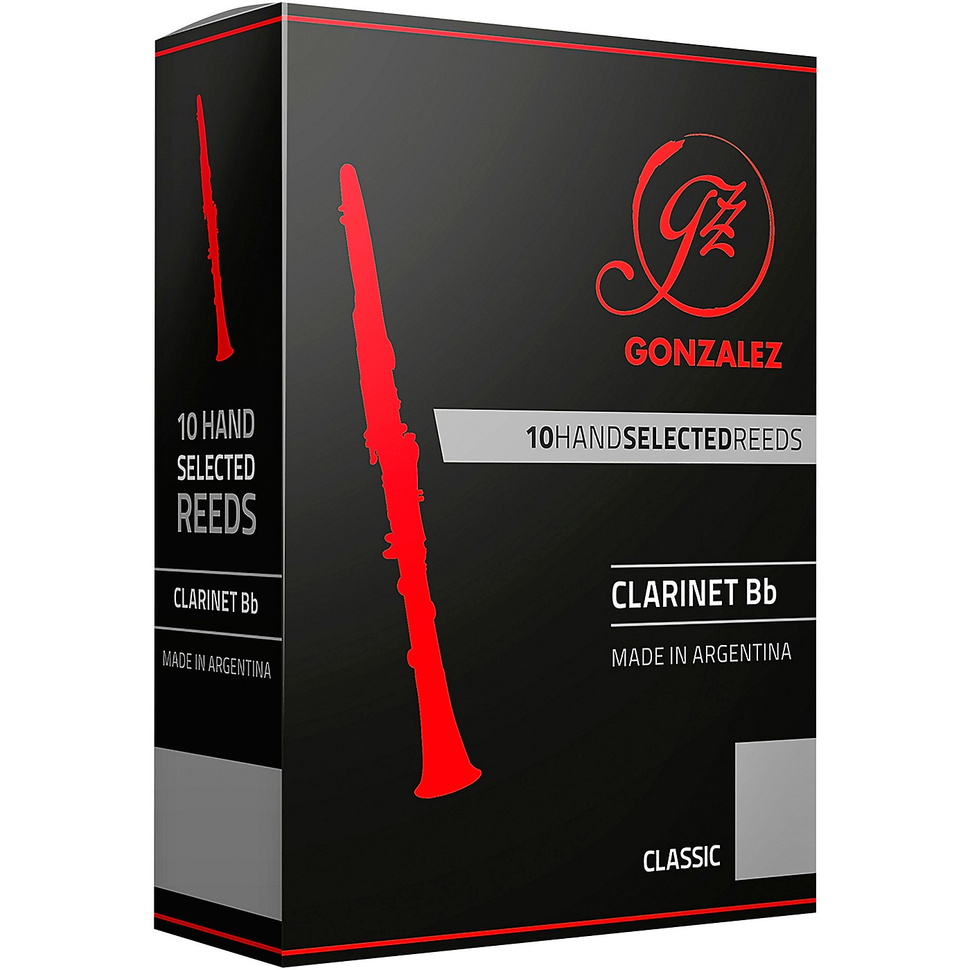 Gonzalez Classic Bb Clarinet Reeds Box of 10 thumbnail